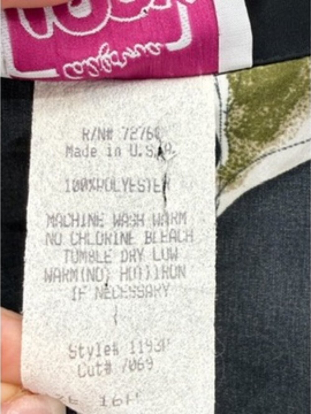 Vintage California Looks Dress Womens 6P Floral Midi Shirtwaist Made USA 80s - Picture 12 of 13